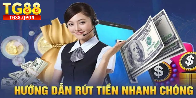 Các bước rút tiền TG88 chi tiết